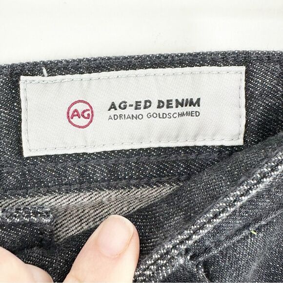AG Adriano Goldschmied | The Graduate Jean Tailored Leg in Black Sz 32R - Picture 4 of 16